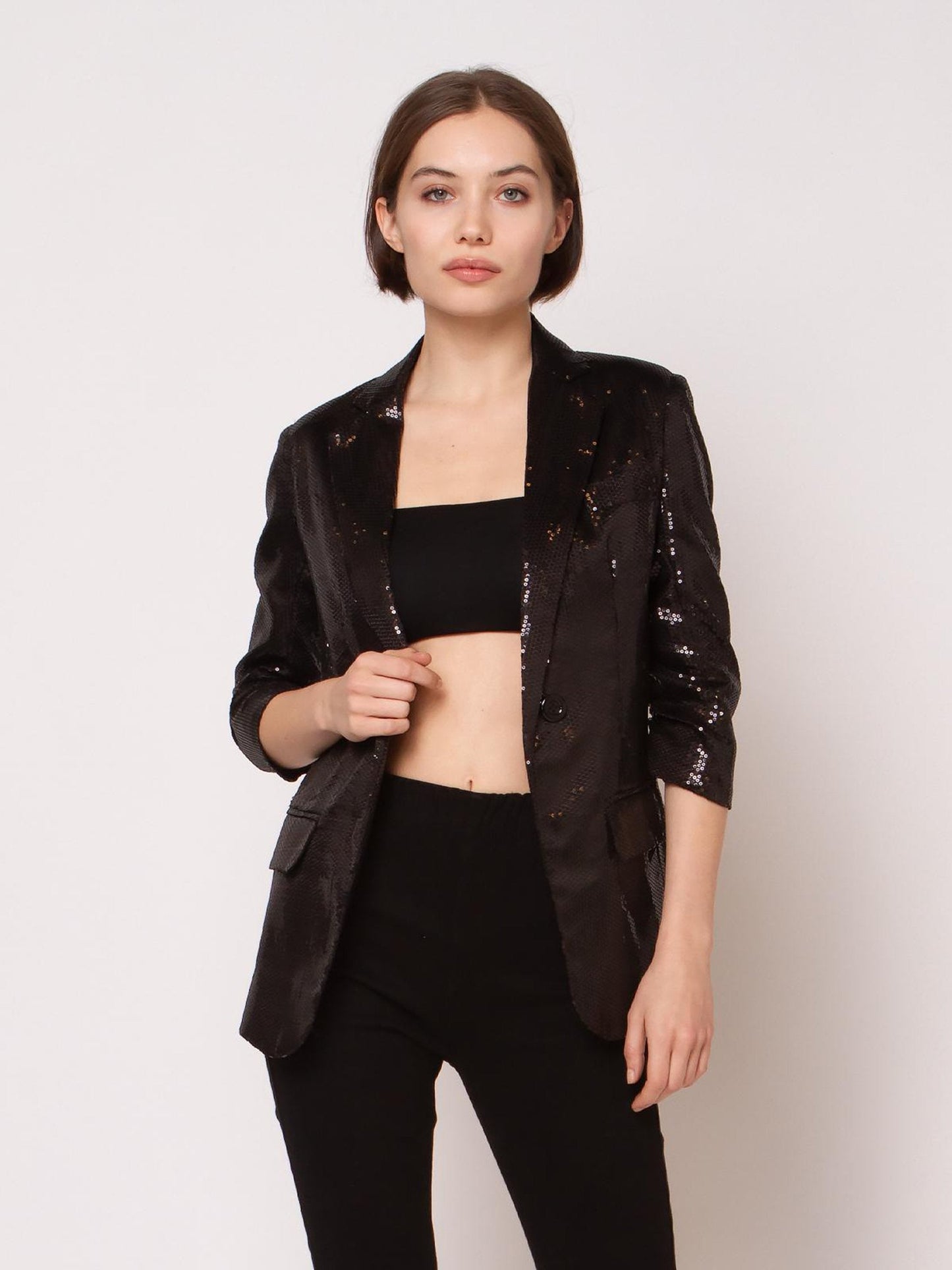 Black Sequence Jacket